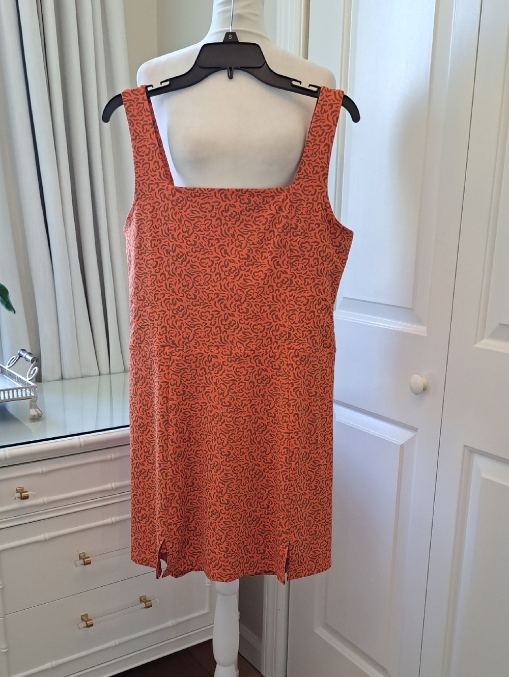 NWOT PELETON X Travis Mathews‎ Womens Reflection Lilly Print Athletic Dress XL